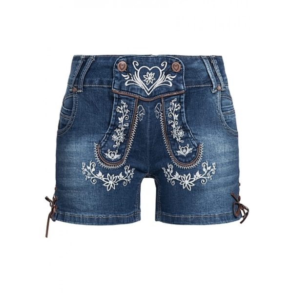 hailys_damen_short_lily_blue_oktoberfest_vorne