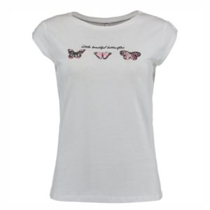 HAILYS Damen T-Shirt - Selina offwhite