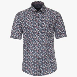 Herren Freizeithemd mit floralem Print von CasaModa Front